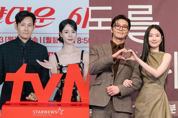 (왼쪽부터) 이정재 임지연 박서준 원지안 / 사진=스타뉴스 DB, SLL, 아이엔, 글뫼