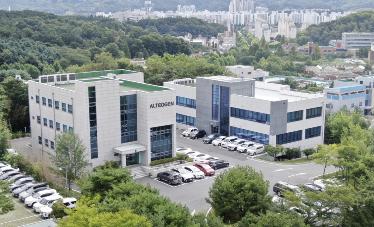 대전에 위치한 알테오젠 본사 및 연구소 전경. /사진=알테오젠 홈페이지 갈무리