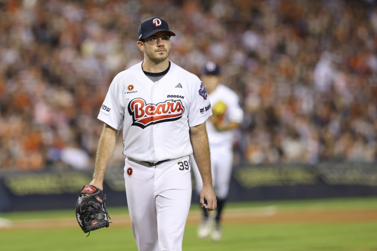 두산 베어스 외국인 투수 잭로그. /사진=두산 베어스 제공