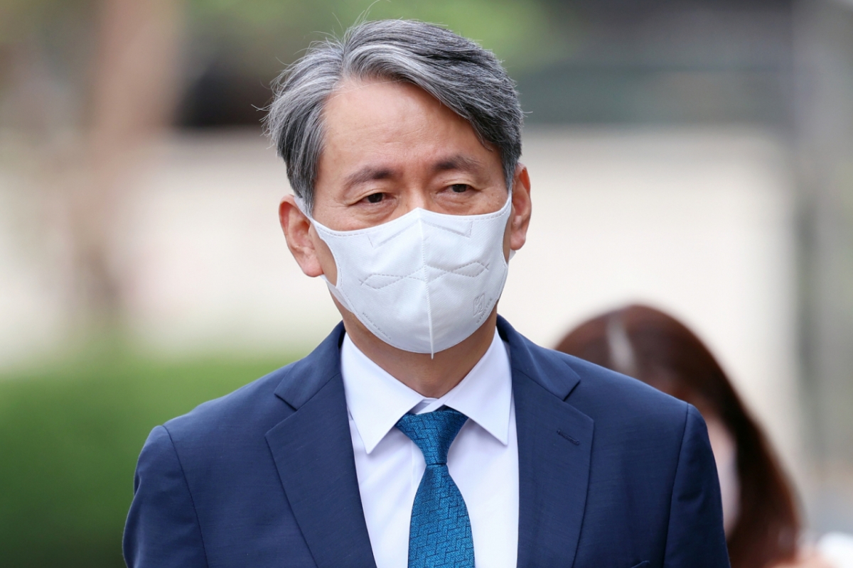 지난 9월30일  조지호 경찰청장이 서울 종로구 헌법재판소 대심판정에서 열린 탄핵심판 사건 2차 변론기일에 출석하는 모습. 그는 18일 파면됐다./사진=뉴시스.