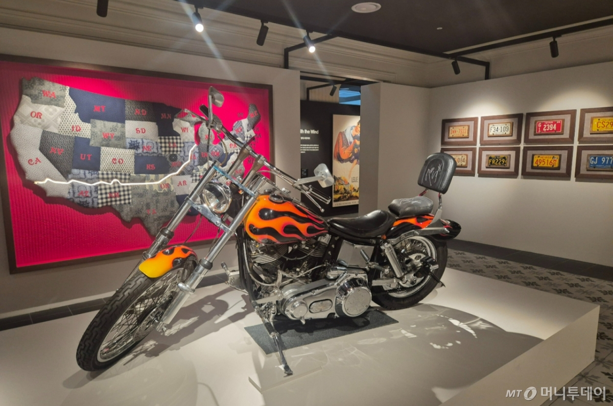 '하우스 오브 애슐리 팝업' 전시관에 있는 '대륙 횡단 여행' 공간./사진=유예림 기자