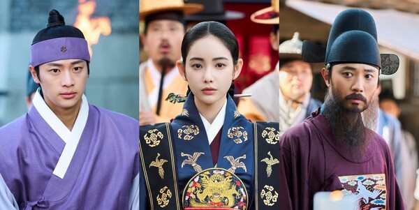 '이강에는 달이 흐른다' 이신영, 홍수주, 진구 / 사진=MBC