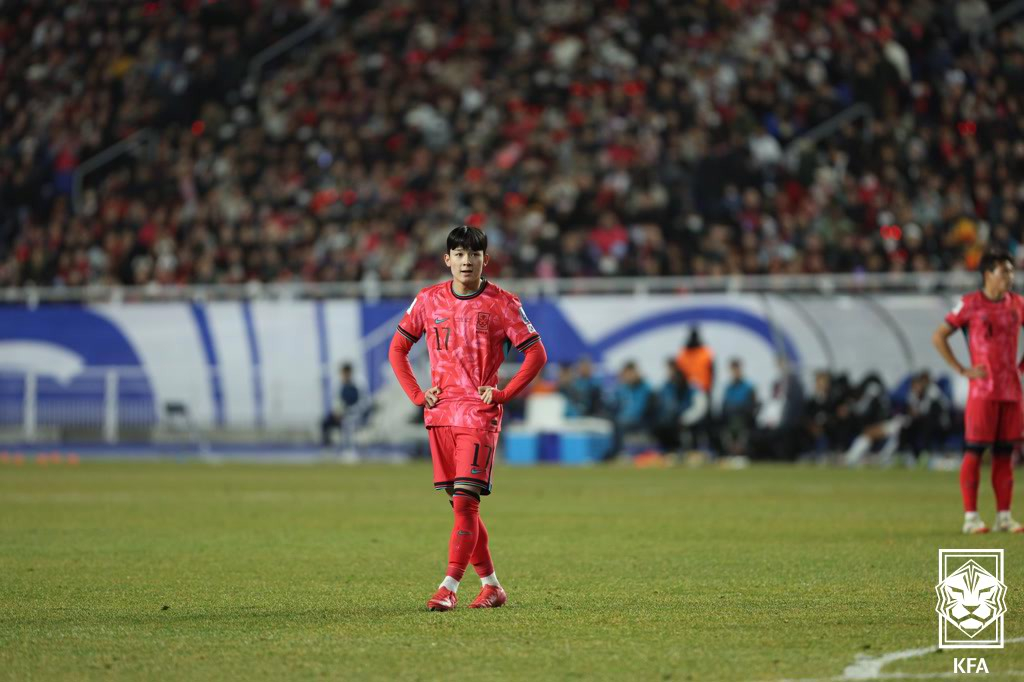 양민혁. /사진=대한축구협회 제공