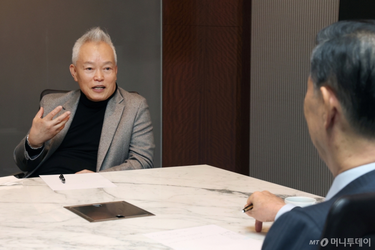 백용호의 시대동행 대담-김홍국 하림그룹 회장 /사진=이기범 기자 leekb@