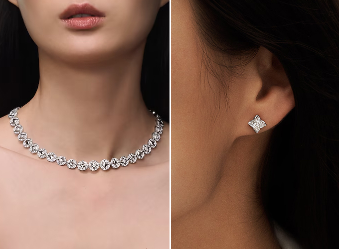 배우 신민아가 결혼식에서 수억원대 주얼리를 착용했다. /사진=루이 비통(Louis Vuitton)