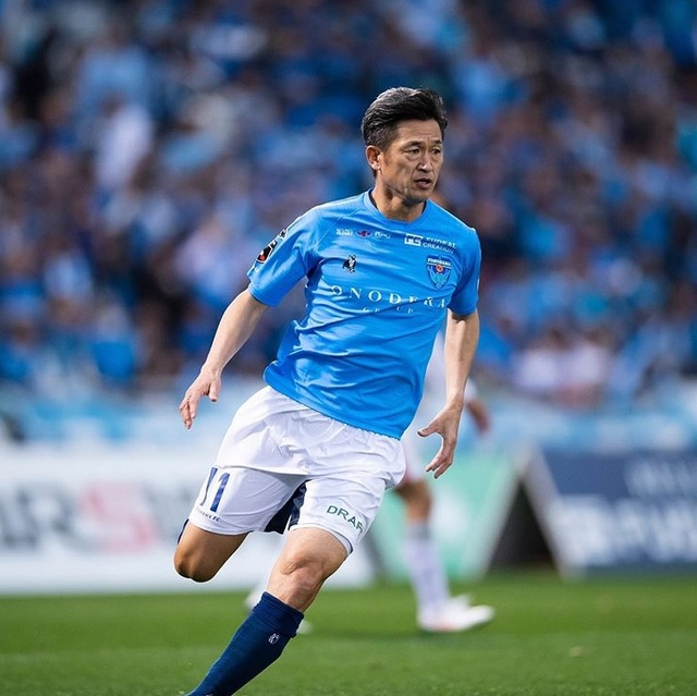 미우라 가즈요시. /사진=요코하마FC SNS 캡처