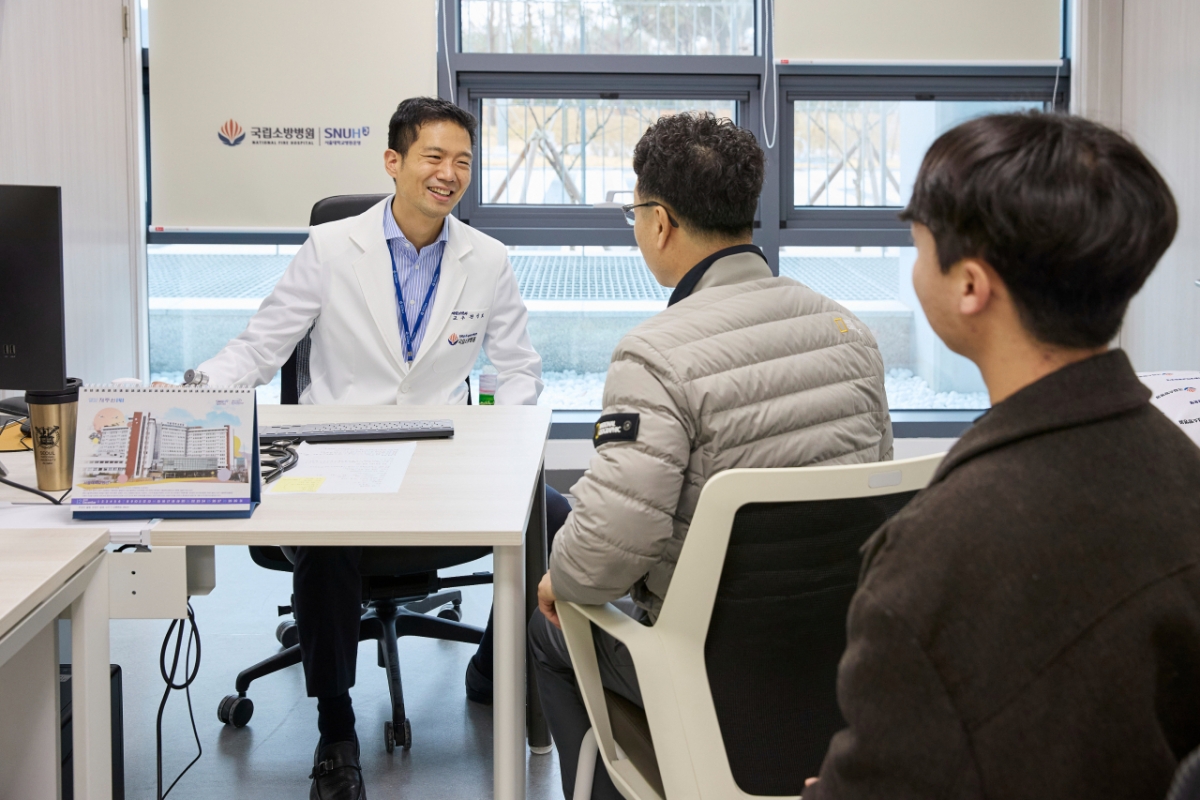 국립소방병원 시범진료 모습./사진=서울대병원