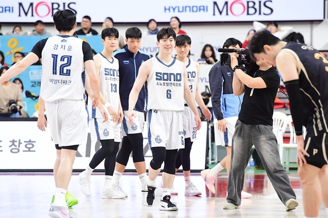 고양 소노의 현대 모비스전 승리 후. /사진=KBL 제공