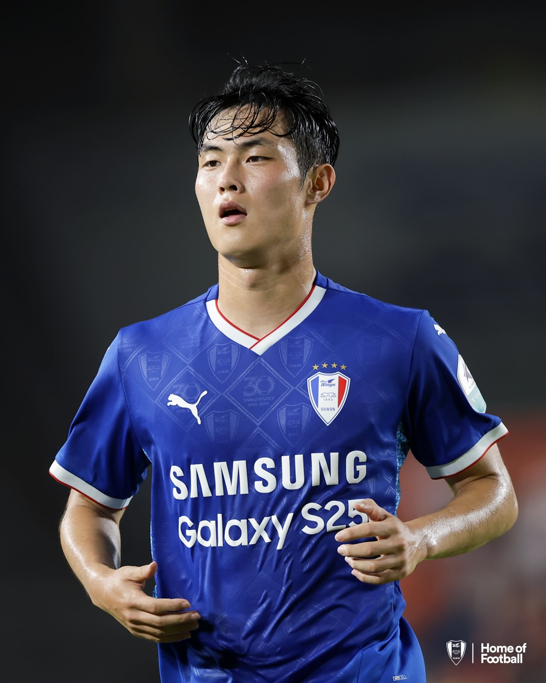 수원 삼성 강성진. /사진=수원 삼성 SNS 캡처