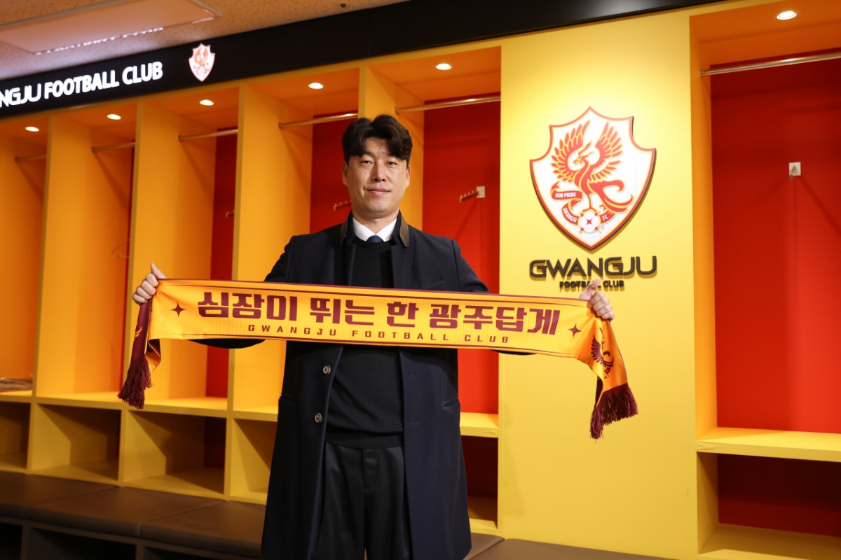 이정규 광주FC 감독. /사진=광주FC 제공