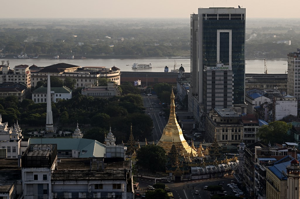 27일(현지시간) 미얀마 양곤/AFPBBNews=뉴스1