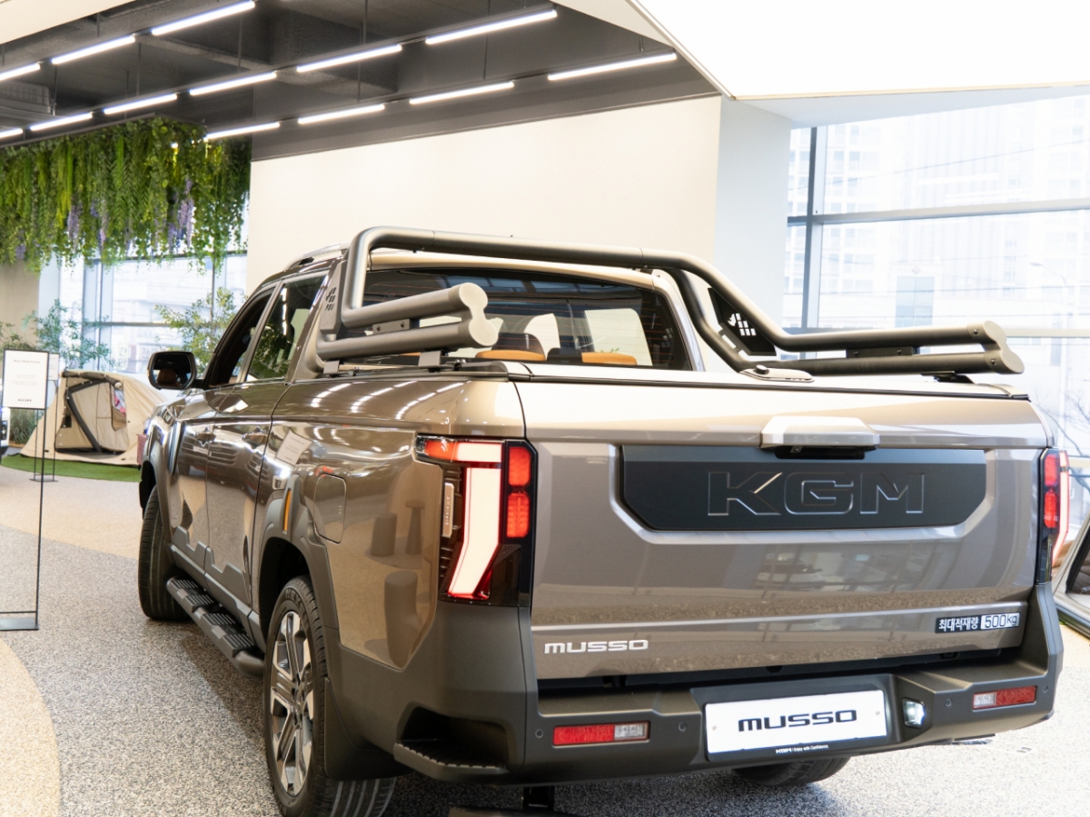 신형 '무쏘'. /사진제공=KGM