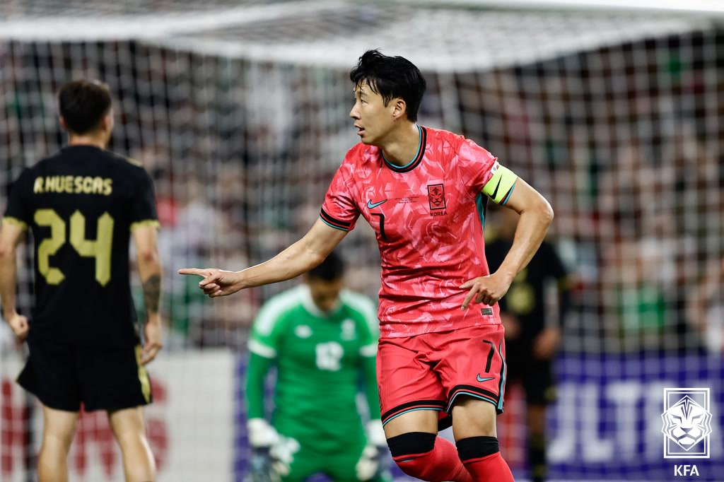 대한민국 축구대표팀 주장 손흥민. /사진=대한축구협회 제공