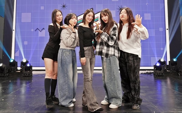 KBS 2TV '개그콘서트'의 황혜선(사진 맨 왼쪽부터 오른쪽으로), 손유담, 손민경, 서성경, 김가은./사진제공=KBS 2TV '개그콘서트'