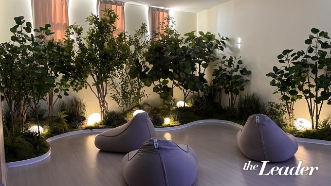 ▲경기119마음건강센터 자가치유실에는 빈백, 안마의자, 소파 등이 있어 소방공무원들이 편안하게 휴식을 취할 수 있다./사진=신재은 기자