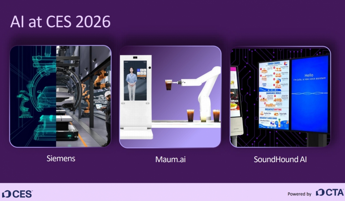 한국의 마음에이아이(가운데)가 소개된 CTA 브리핑/사진=CTA