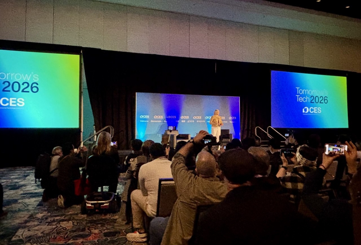 CES 주관사의 '테크 트렌드 투 워치' 브리핑 현장/사진=남미래 
