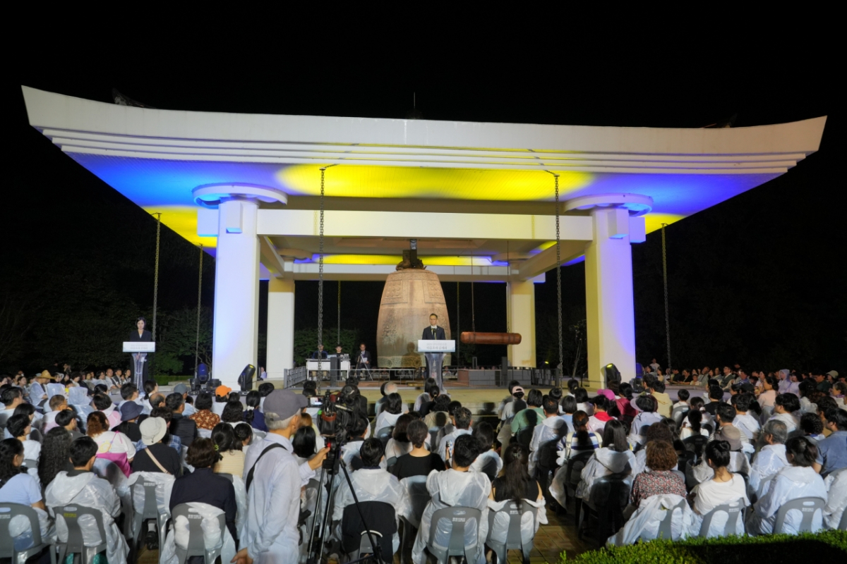 지난해 국립경주박물관에서 열린 타음조사공개회 현장. / 사진 = 국립경주박물관 제공