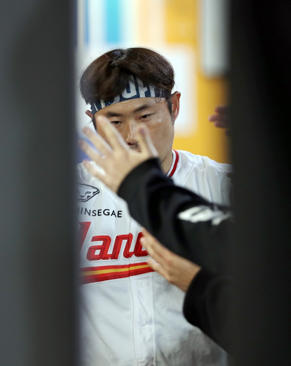 SSG 랜더스 베테랑 포수 이지영. /사진=SSG 랜더스 제공