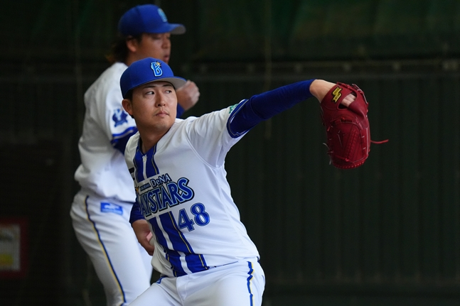 요코하마 시절 쿄야마 마사야. /사진=롯데 자이언츠