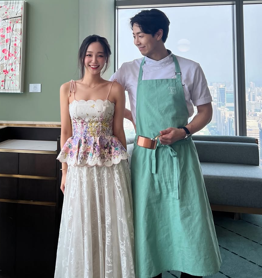 대림그룹 이준용 명예회장의 손녀이자 인플루언서 이주영이 셰프 손종원과의 친분을 드러냈다. /사진=이주영 인스타그램