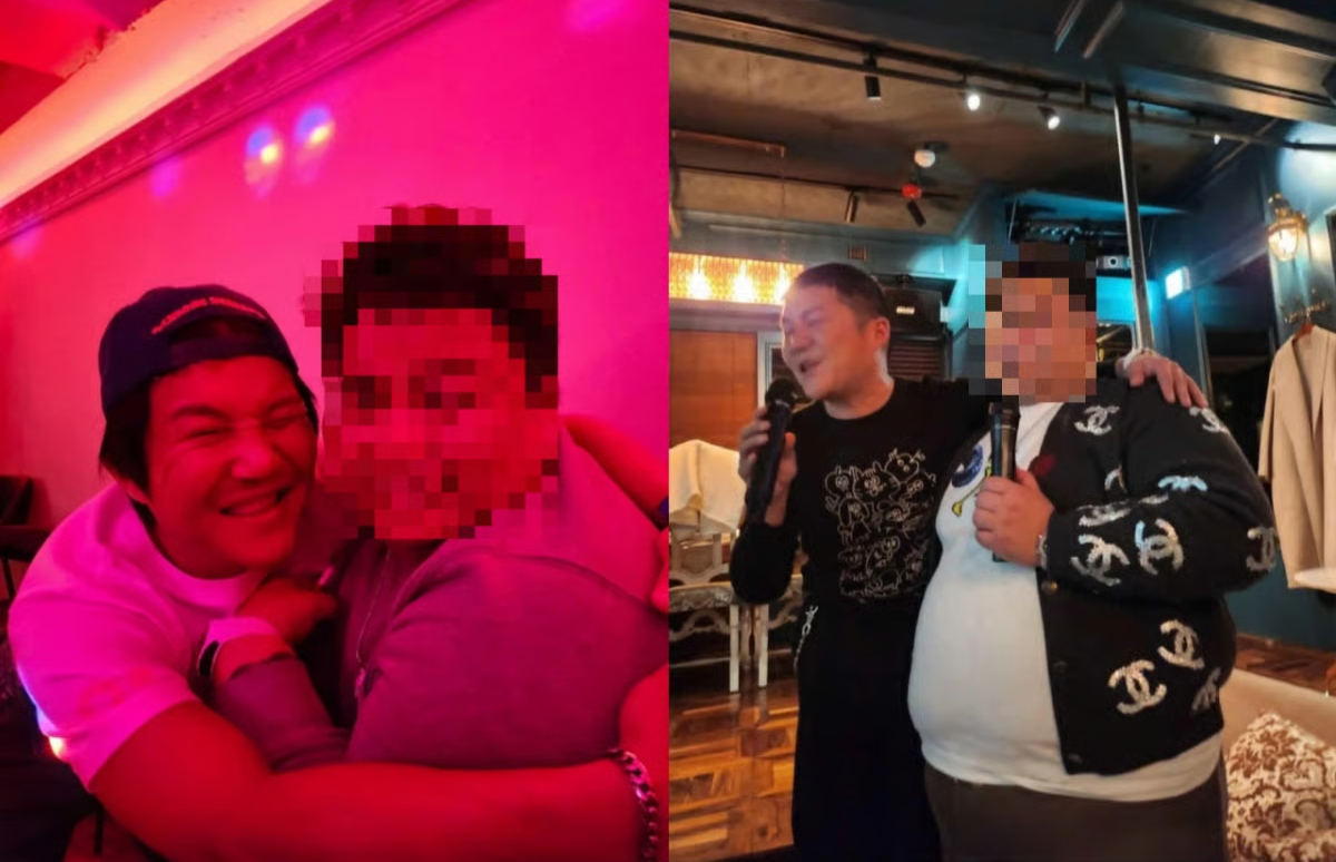 폭로자 A씨가 공개한 조세호와 조직폭력배 B씨의 사진 /사진=인스타그램 갈무리