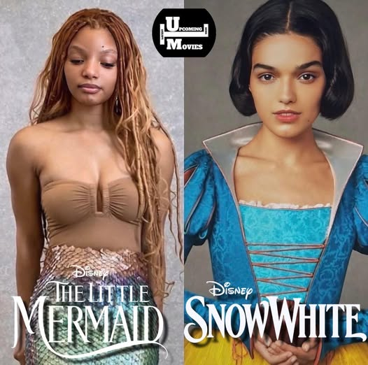 실사판 '인어공주' '백설공주' 주연을 맡은 배우 할리 베일리와 레이첼 지글러 /사진=디즈니