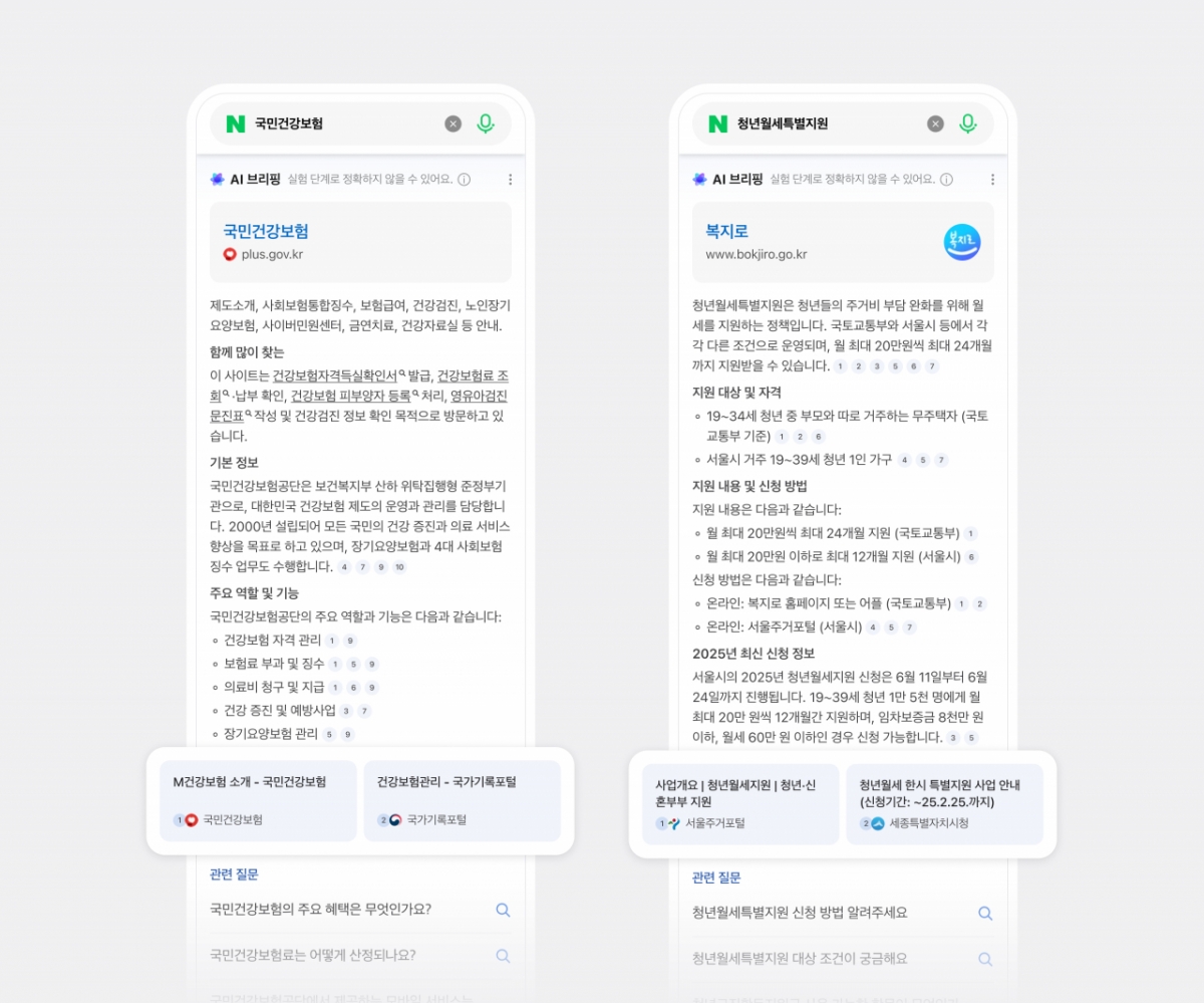 네이버, AI 브리핑 도입 후 '맛집' 대신 '이 것' 검색량 늘었다