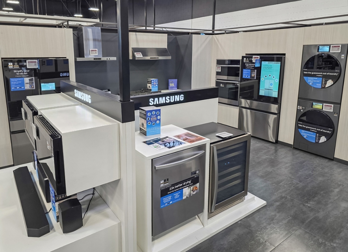 미국 라스베이거스 베스트바이 매장의 삼성전자 제품 사진/사진제공=삼성전자