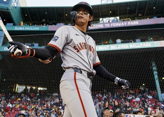 2차 캠프부터 합류할 이정후. /사진=샌프란시스코 자이언츠 공식 SNS