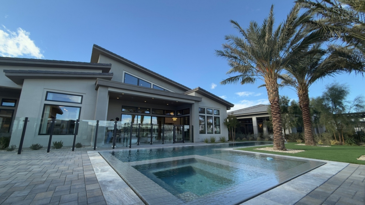 미국 라스베이거스의 고급 주거 단지 '스프링 밸리'에 위치한 LG전자 초고급 빌트인 가전 브랜드 'SKS'의 모델하우스 모습 /사진=김남이 기자