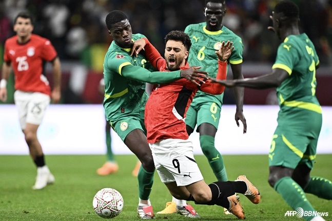 세네갈과 이집트의 네이션스컵 경기 중. /AFPBBNews=뉴스1