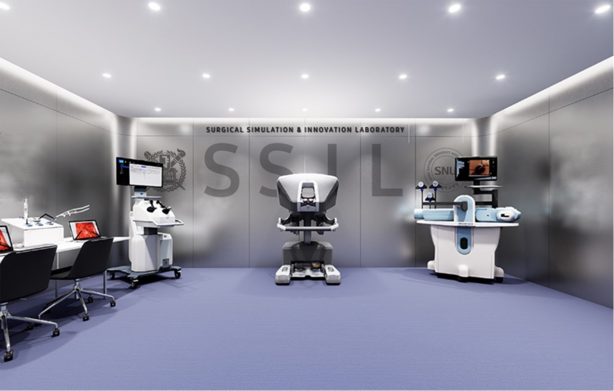 서울대병원 외과 술기교육센터 내부 전경. 로봇·복강경·내시경 수술 시뮬레이터 등 술기 교육 장비가 구축돼 있다./사진=서울대병원