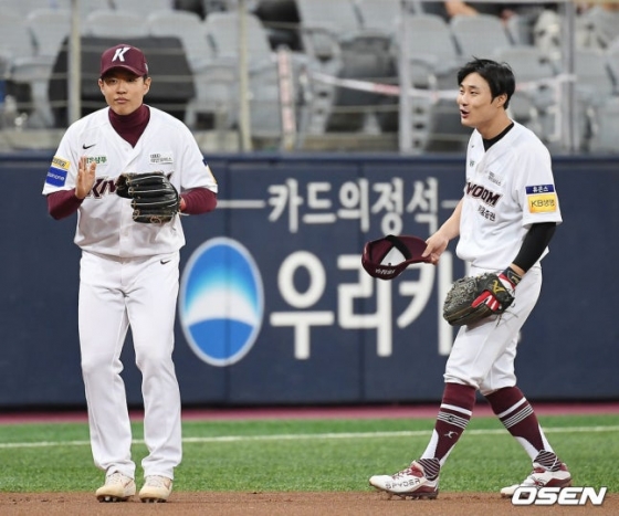 2019시즌 송성문(왼쪽)과 김하성.