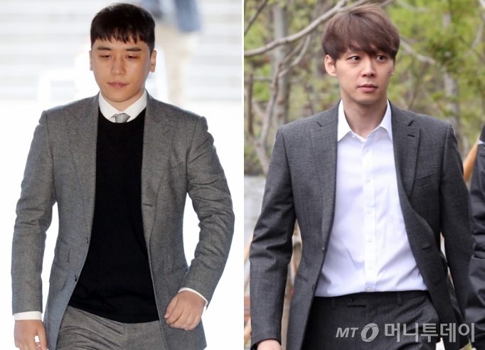 그룹 빅뱅 출신 승리, 동방신기 출신 박유천 /사진=머니투데이 DB