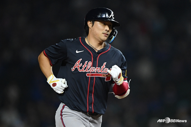 2025 애틀랜타 소속으로 메이저리그 경기에 나섰던 김하성. /AFPBBNews=뉴스1