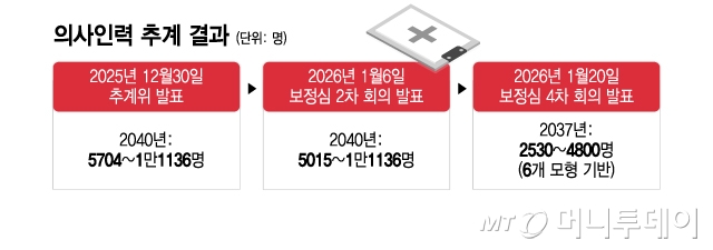 의사인력 추계 결과. /그래픽=이지혜 디자인기자