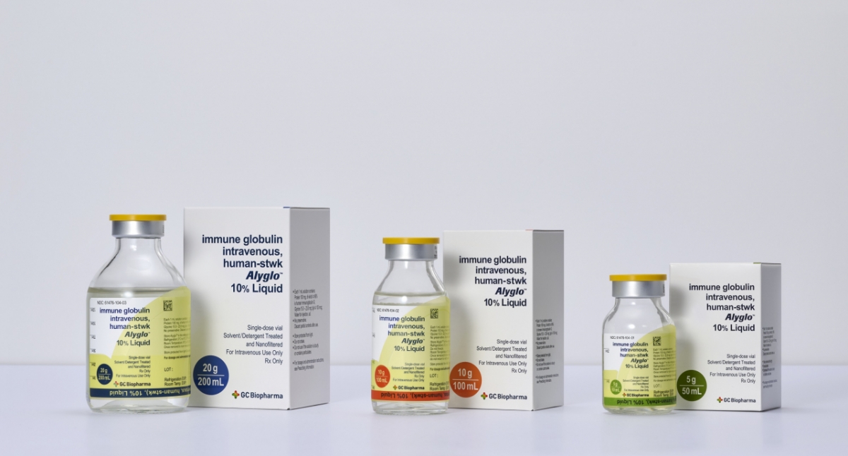 GC녹십자 '알리글로' 제품. /사진=GC녹십자