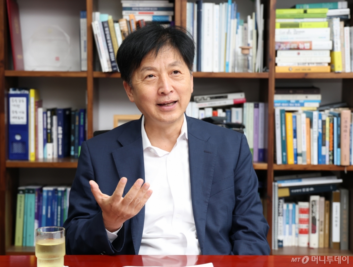 오기형 더불어민주당 코스피5000특별위원회 위원장 인터뷰 /사진=이기범 기자 leekb@