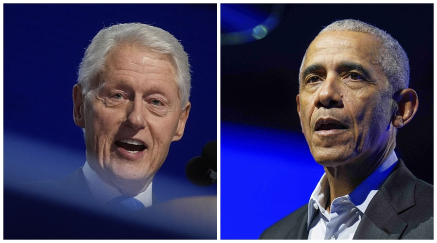 빌 클린턴·버락 오바마 전 미국 대통령/사진=AP(뉴시스)
