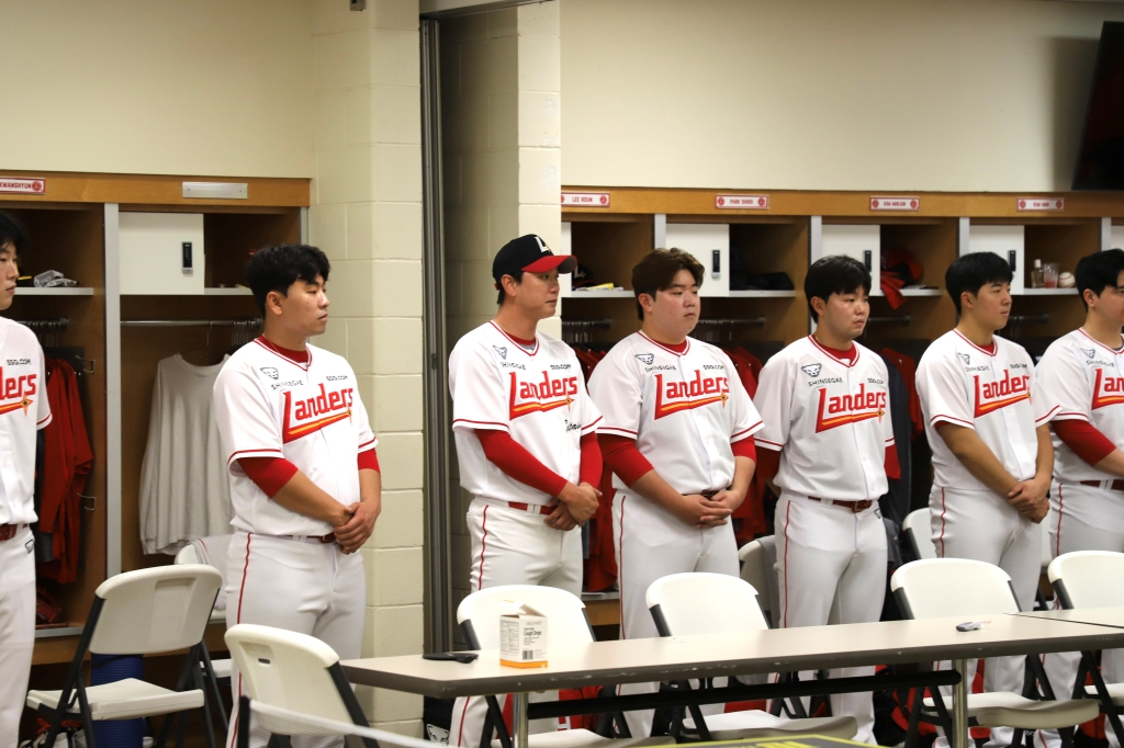 SSG 랜더스 선수단의 미국 플로리다 스프링캠프 훈련 모습. /사진=SSG 랜더스 제공