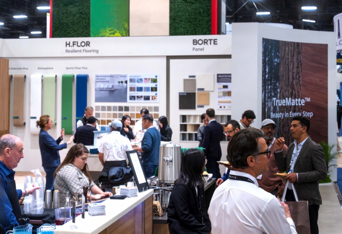 LX하우시스가 지난 27일부터 북미지역 최대 규모 바닥재 전시회 'tise(The International Surface Event) 2026'에 참가 중이다. 북미 바닥재 시장 공략에 속도를 낸다. /사진제공=LX하우시스