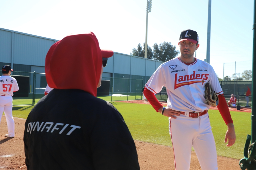 SSG 랜더스 새 외국인 투수 앤서니 베니지아노. /사진=SSG 랜더스 제공