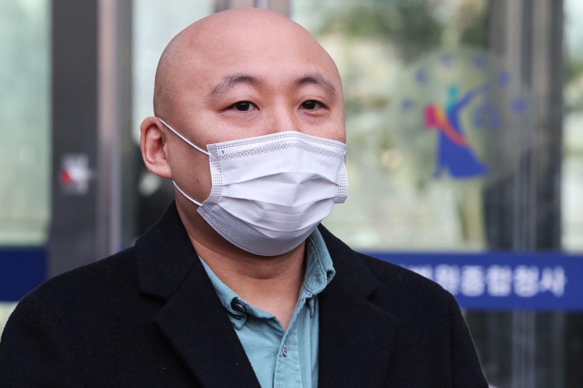 1심 선고 후 입장 밝히는 주호민 씨/사진=뉴스1