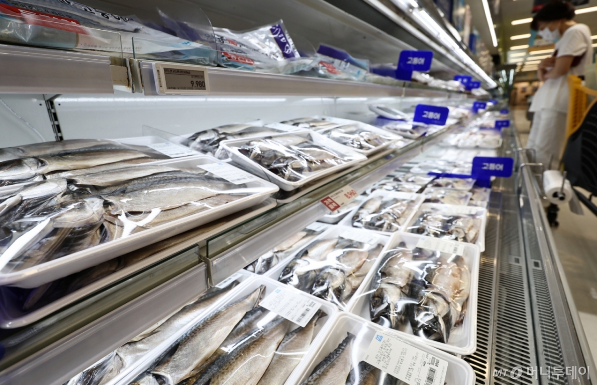 서울 시내 대형마트에 진열된 고등어. 기사내용과 무관./사진=뉴스1. 