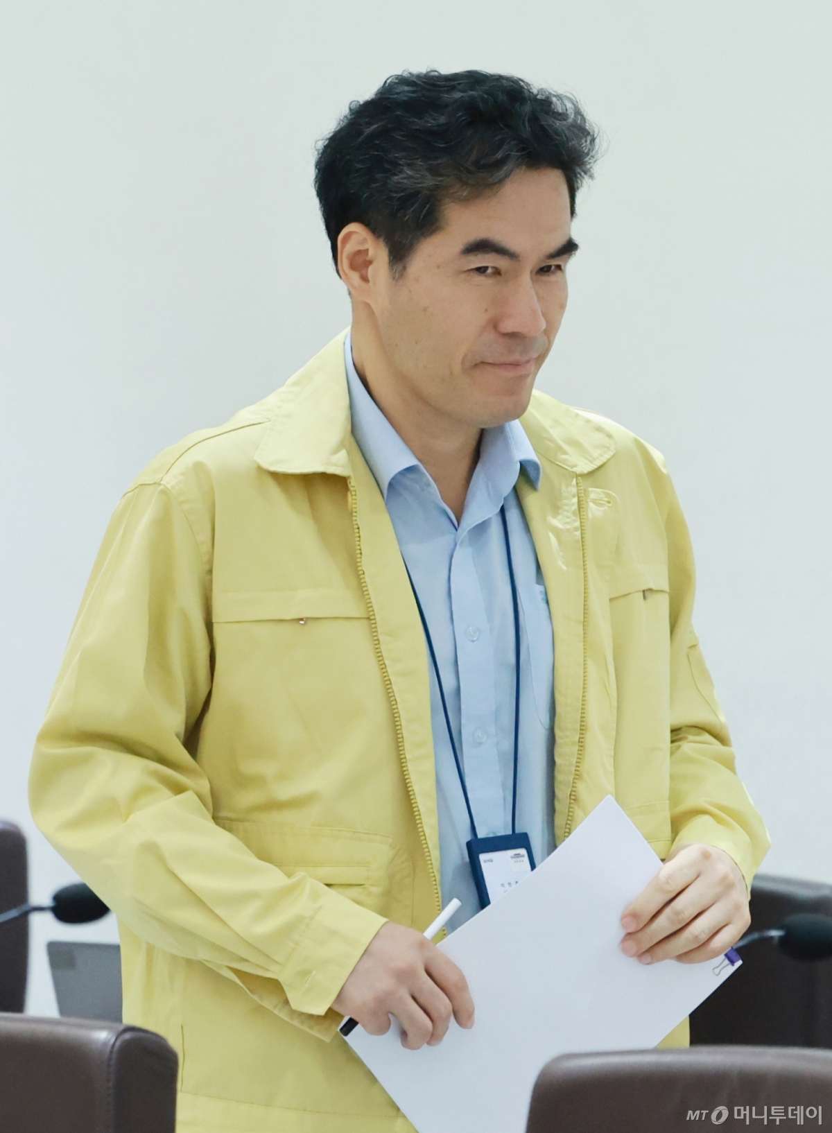 이[서울=뉴시스] 고범준 기자 = 이민주 국정홍보비서관 18일 서울 용산 대통령실 청사에서 열린 제1회 을지국무회의 및 제37회 국무회의에 배석하고 있다. (대통령실통신사진기자단) 2025.08.18. bjko@newsis.com /사진=