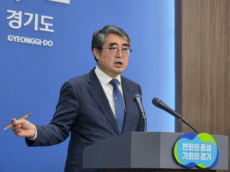 손임성 경기도 도시주택실장이 주택 공급계획에 대해 설명하고 있다./사진=이민호기자