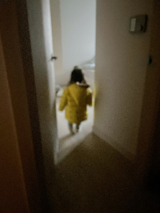 낮에도 밤에도 아빠부터 찾는 딸. 집에 들어왔을 때 아빠가 안 보이면 옷도 갈아입지 않은 채로 아빠 방부터 수색에 들어간다. /사진=최우영 기자