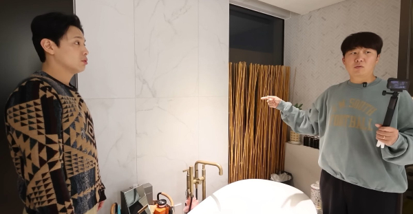 가수 장윤정의 120억원대 펜트하우스가 공개됐다./ 유튜브 채널 '도장TV'