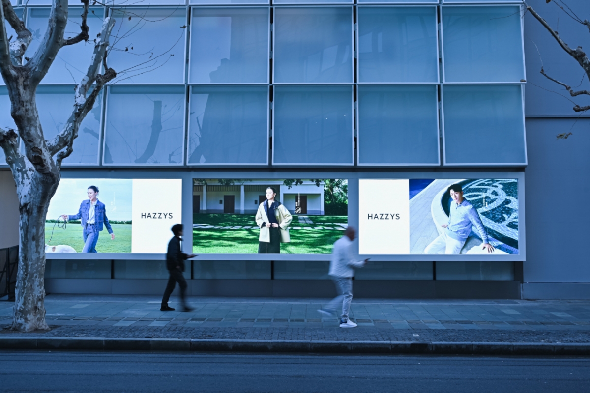 중국 상하이 신천지에 오픈한 헤지스 플래그십스토어 '스페이스H 상하이'. /사진제공=LF